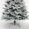 7ft Snow Flocked Artificial Christmas Tree with Realistic White Tips